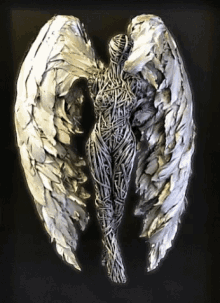Gif animé gothique ange